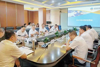 尊龙凯时召开2023年6月安全例会